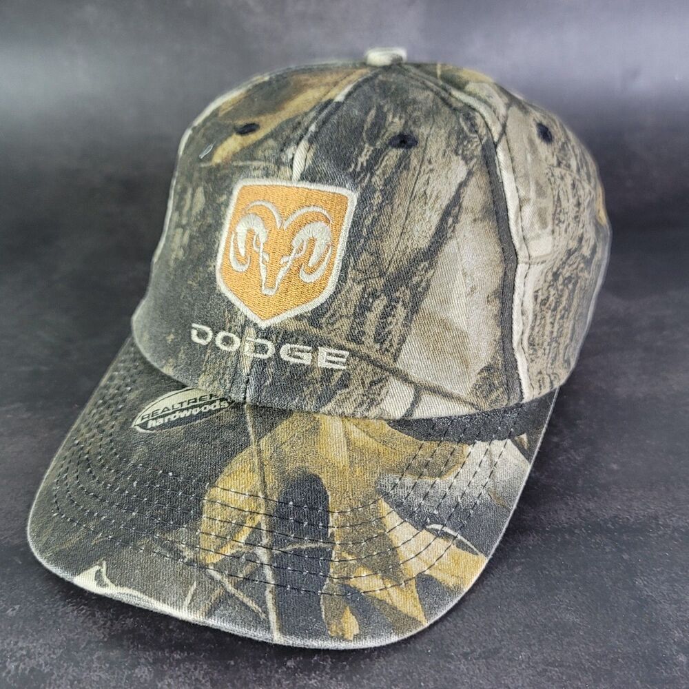 Dodge Ram MOPAR Camouflage Hook and Loop Strap-back Hat Baseball Cap Hunting
